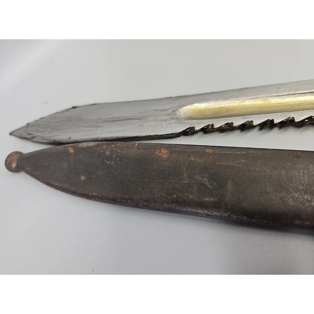 Rare New WWI Swiss Model 1914 Sawback Schmidt Rubin Bayonet H.S. Hans Steimer